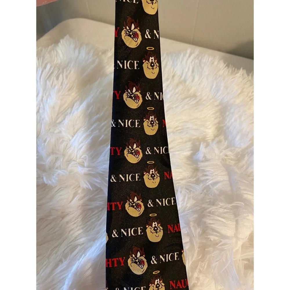 Vintage Tasmanian devil Naughty and nice tie‎